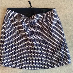 Purple and Black J Crew Skirt